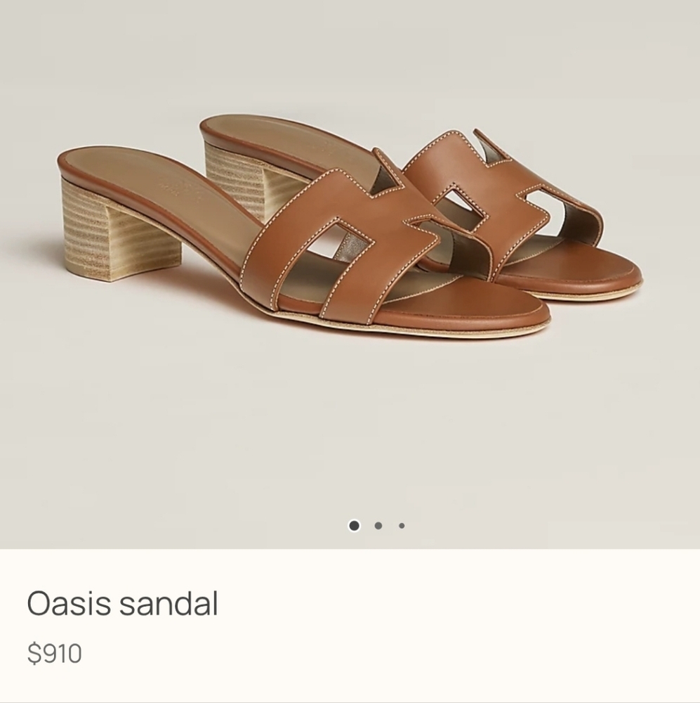 Classic Hermès Oran sandals Size 39